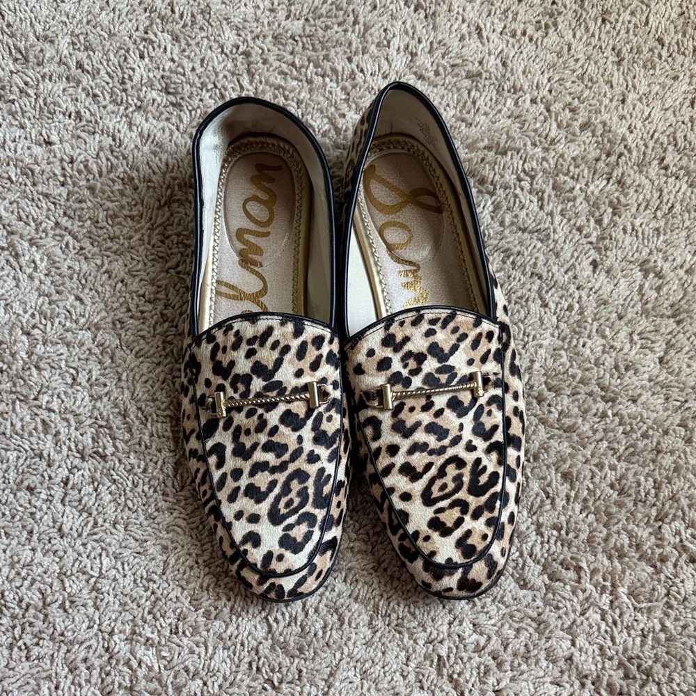 Sam Edelman Leopard Print Loafers
